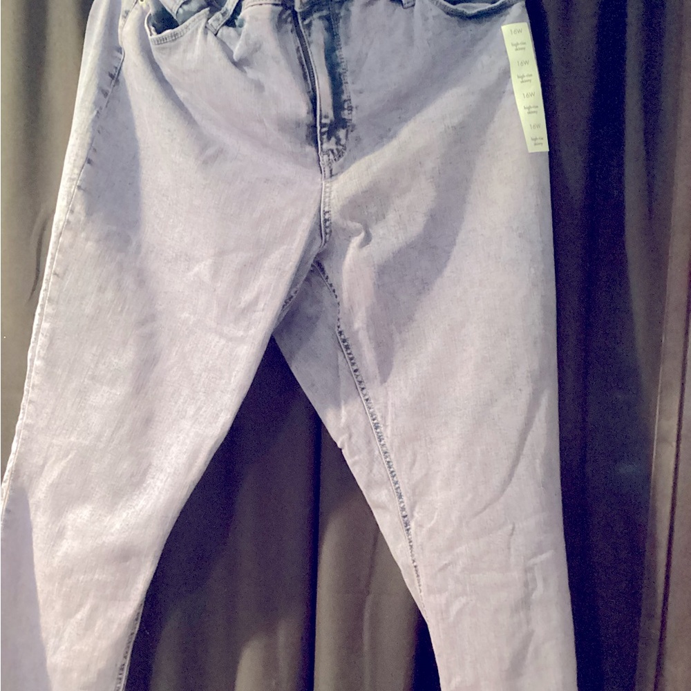 Ava and viv purple acid washed jeans